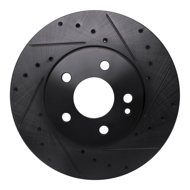 Mercedes-Benz Metris Brake Rotor (1) - Front Right - R1 Concepts - Drilled & Slotted - Black - `16-`23 Mercedes-Benz Metris Brake Rotor (1) - Front Right - R1 Concepts - Drilled & Slotted - Black - `16-`23